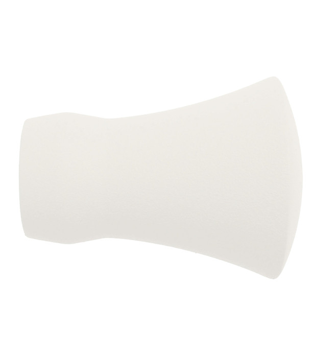 1 Embout Pommeau blanc grainé D28