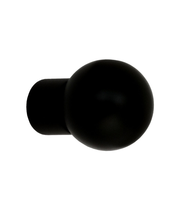 Lot de 2 embouts Boule noir  D19