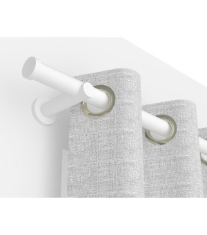 Lot de 2 embouts Bouchon blanc mat D28