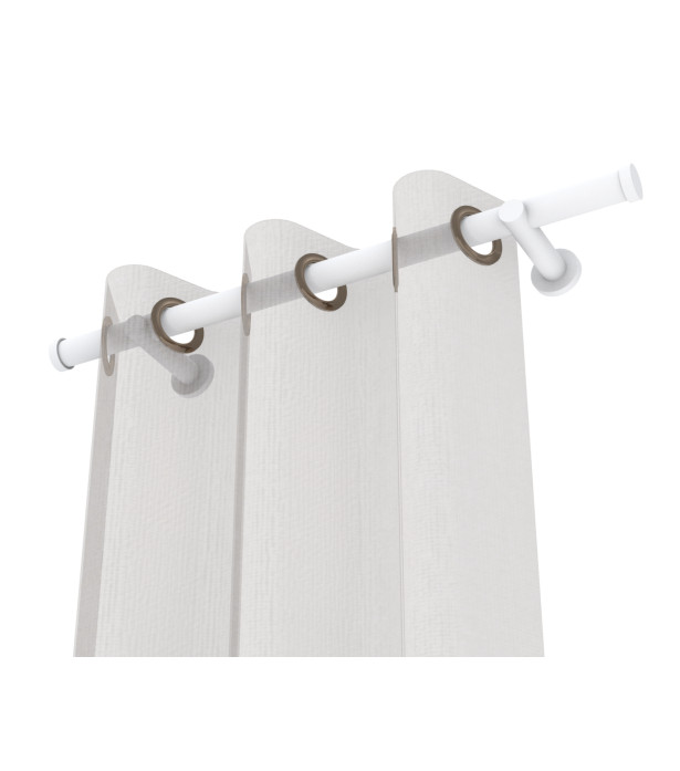 Lot de 2 embouts Bouchon blanc mat D28