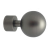 Embout Boule argent vieilli D20