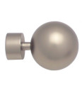 Embout Boule nickel givré D28