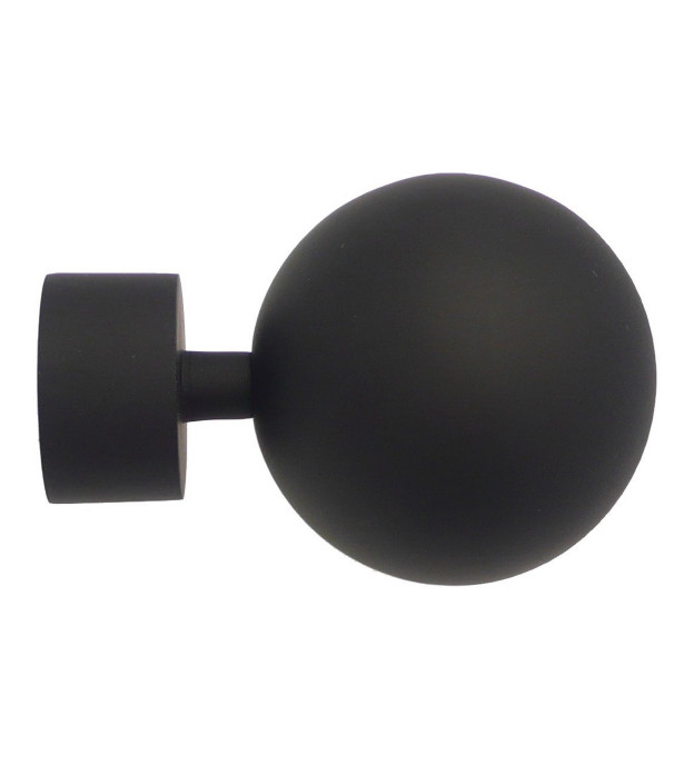 Embout Boule noir mat D28