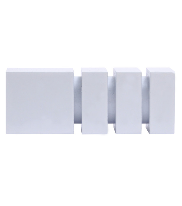 Lot de 2 embouts Prisme blanc D19