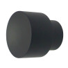 1 Embout Bouton noir mat D28