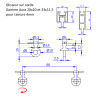 Glisseur WAVE 6cm au ml rail AURA 4mm