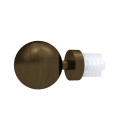 1 Embout Boule antic bronze D28