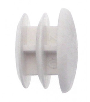 Lot de 2 embouts pour tube blanc D19