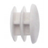 Lot de 2 embouts pour tube blanc D19