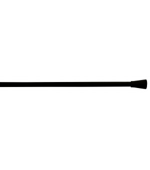 1 Tringle Pommeau noir mat 60-100cm D7