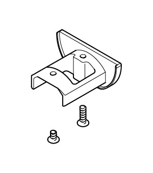 Embout blanc/rail 27,5x14,5