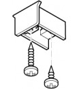 Embout noir/rail 20x13,5