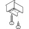 Embout noir/rail 20x13,5