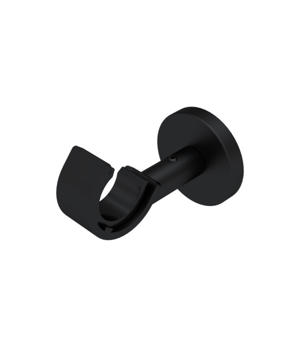 Lot de 2 supports ouvert noir mat 45mm D20