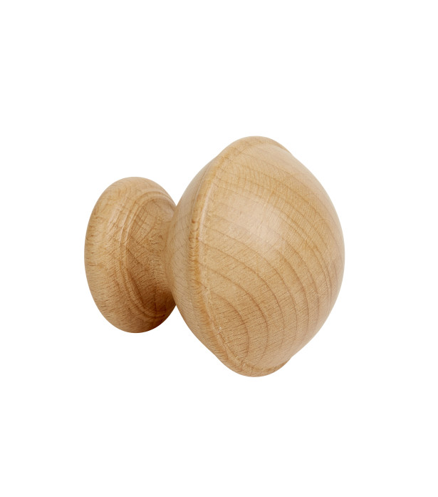 Lot de 2 Embouts Anglais naturel verni D28