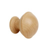 Lot de 2 Embouts Anglais naturel verni D28