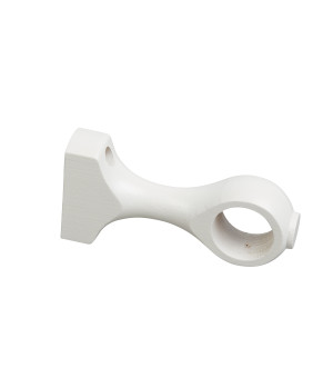 Lot de 2 Supports blanc monobloc 70mm D20