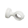 Lot de 2 Supports blanc monobloc 55mm D28